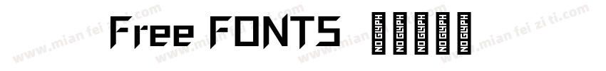 1001Free FONTS字体转换
